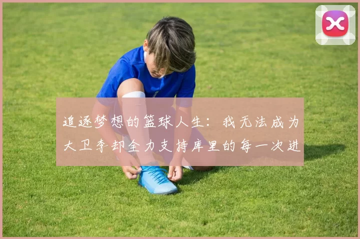 追逐梦想的篮球人生：我无法成为大卫李却全力支持库里的每一次进攻